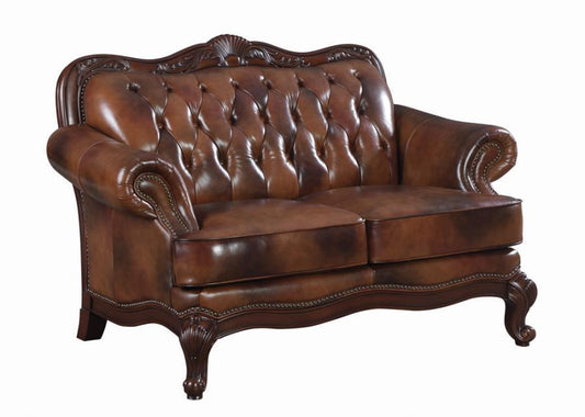 Victoria - Loveseat - Brown