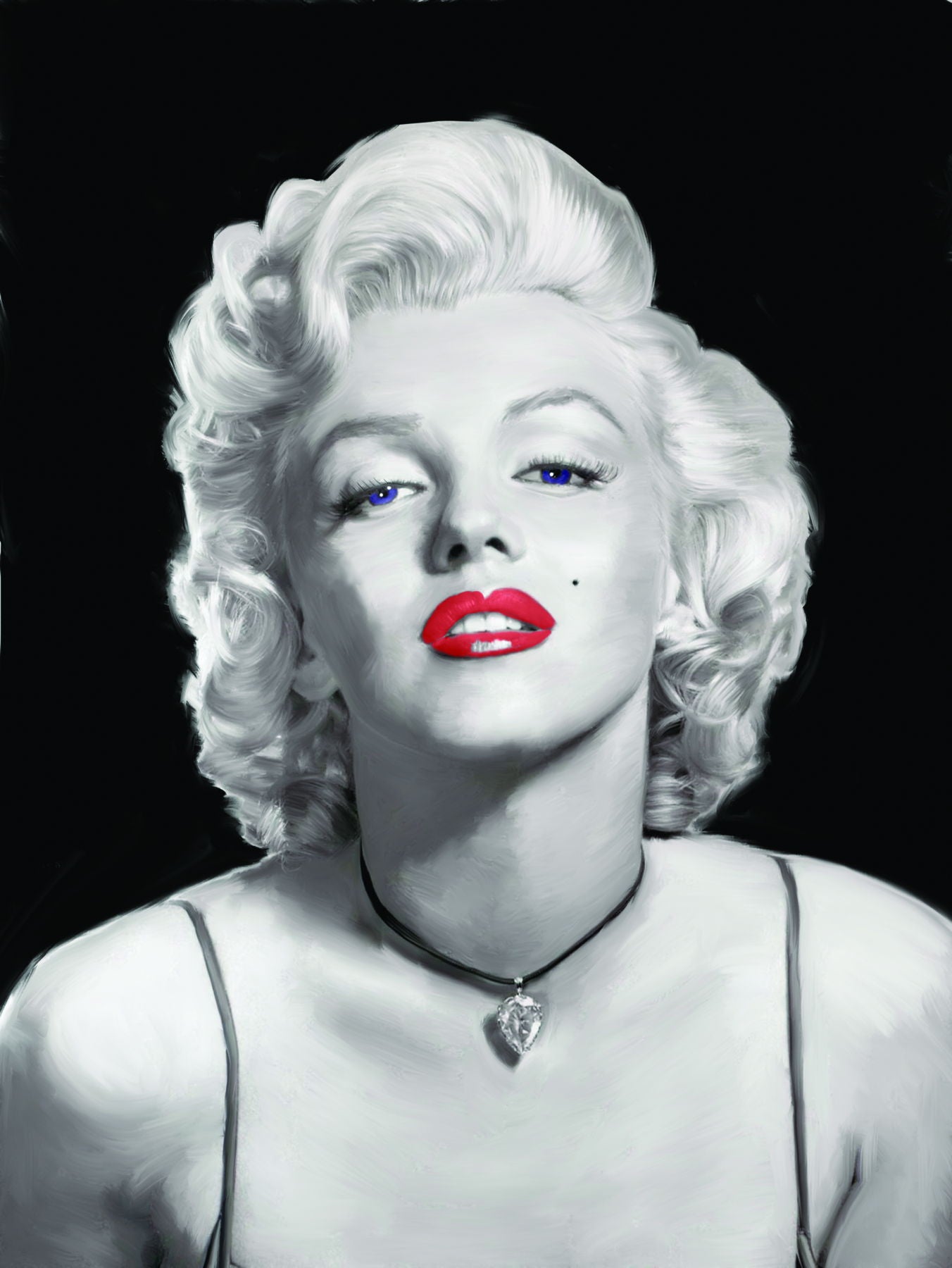 Framed - The Look Of Love Blue Eyes By Jg Studios