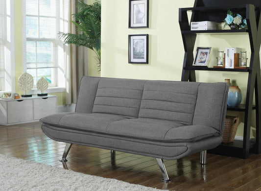 Julian - Upholstered Sofa Bed With Pillow-Top - Gray