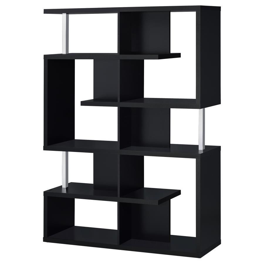 Coaster - 5-tier Geometric Design Bookcase