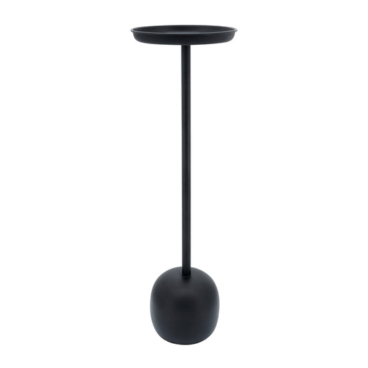 Metal Drink Table - Black