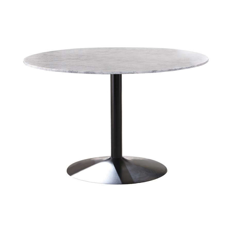 Bartole - Round Dining Table - White