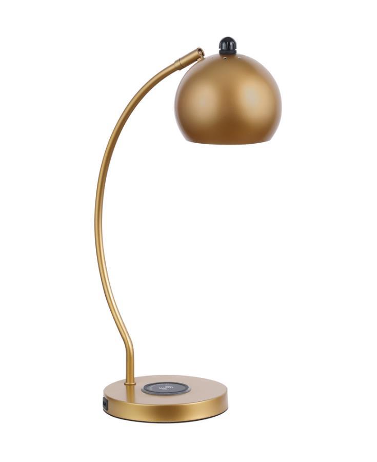 Andreas - Dome Shade Table Lamp - Yellow