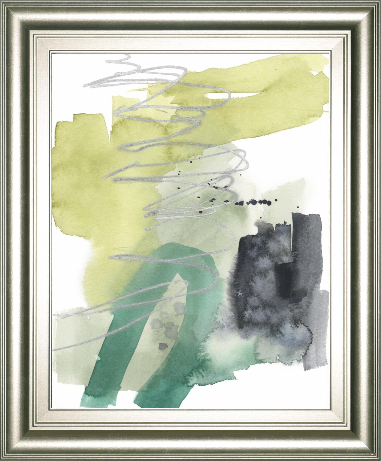 Graffiti Green II By Jennifer Goldberger 22x26 - Green