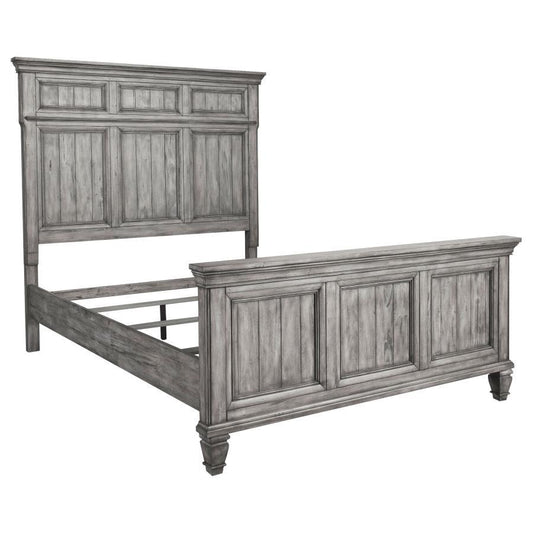 Avenue - Platform Bed - California King - Dark Gray