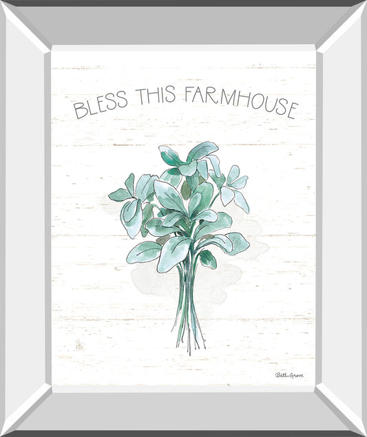Farmhouse Cotton VI By Beth Grove - Mirror Framed Print Wall Art