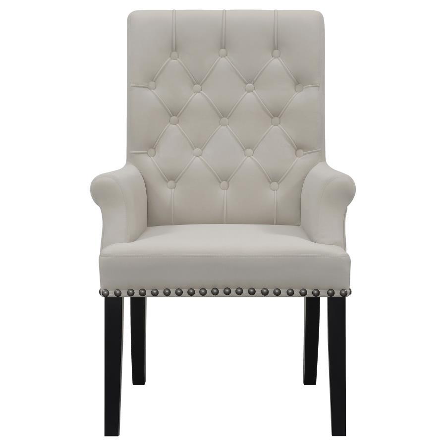 Alana - Arm Chair - White