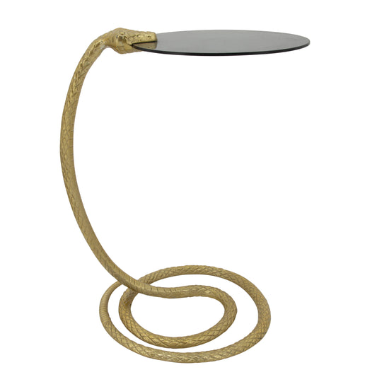 Side Table With Snake Legs - Gold