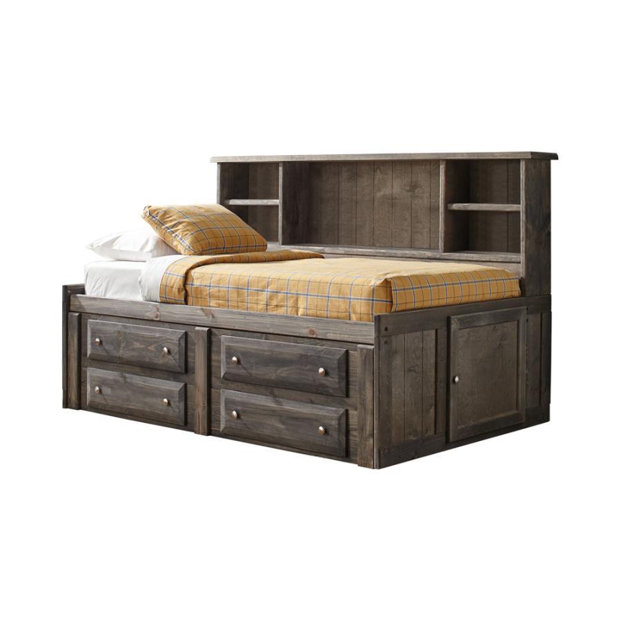 Wrangle Hill - Twin Storage Day Bed - Brown