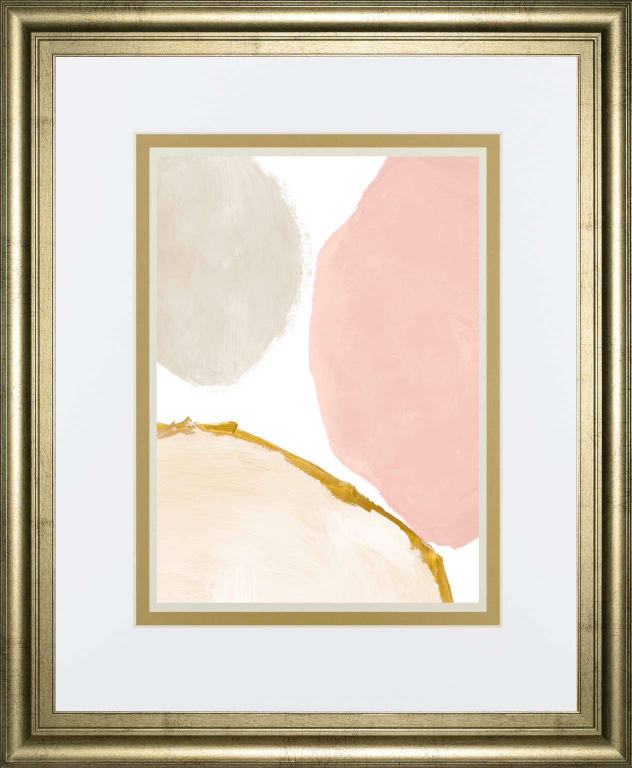 Blush All Year Round Abstract II By LanieLoreth 34x40 - Pink