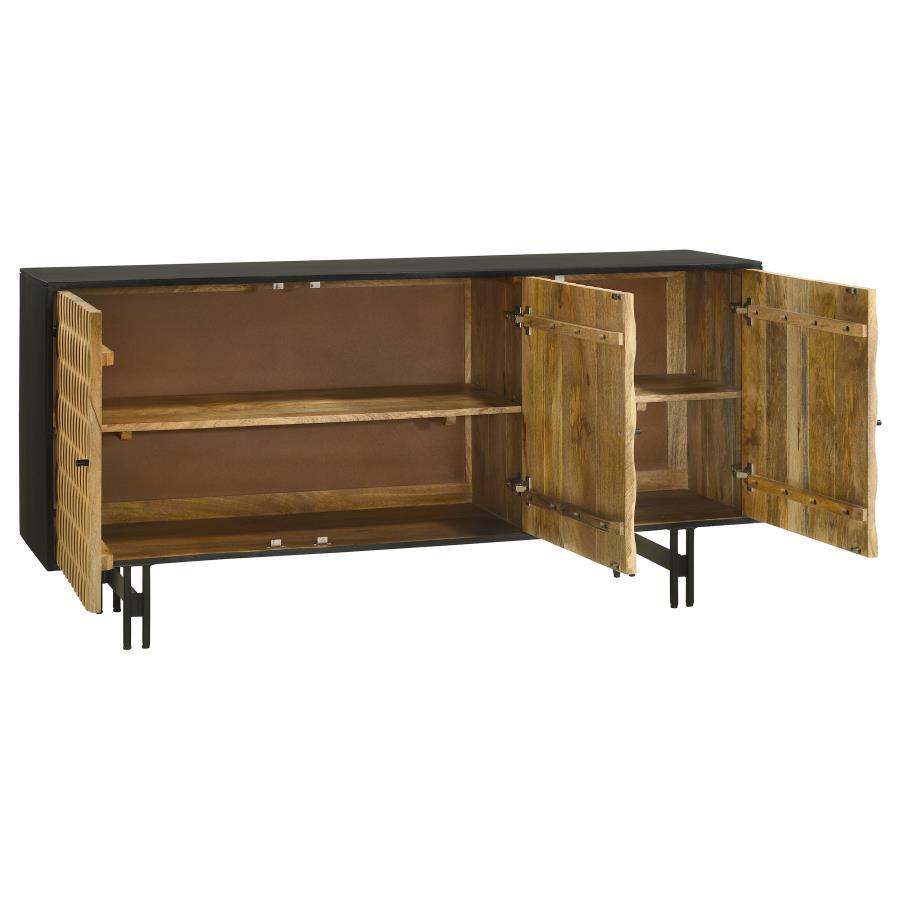 Accent Cabinet - Natural / Black