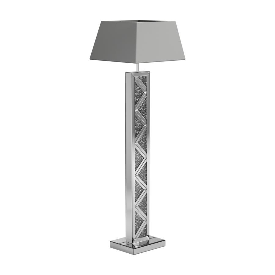 Carmen - Base Floor Lamp - Pearl Silver