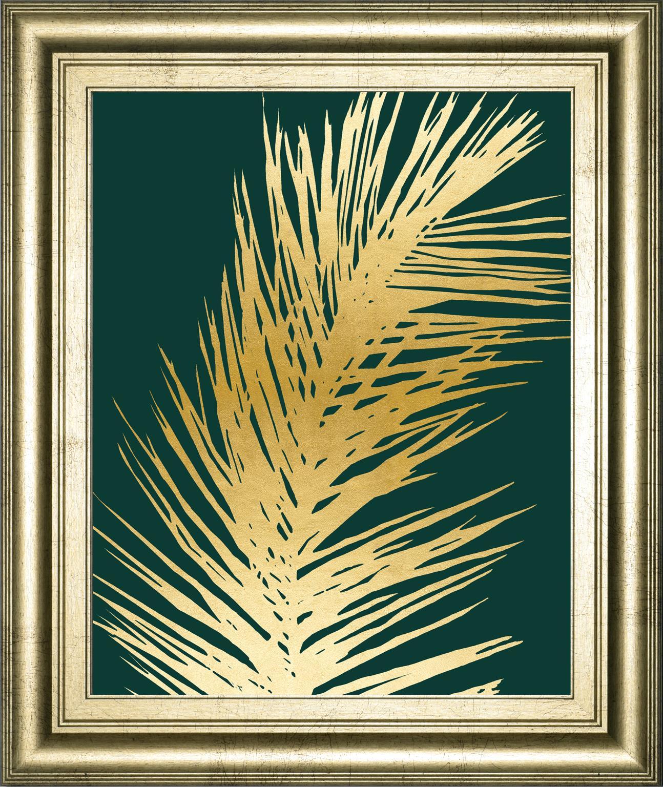 Emerald Palms I By Natalie Carpentieri 22x26 - Yellow