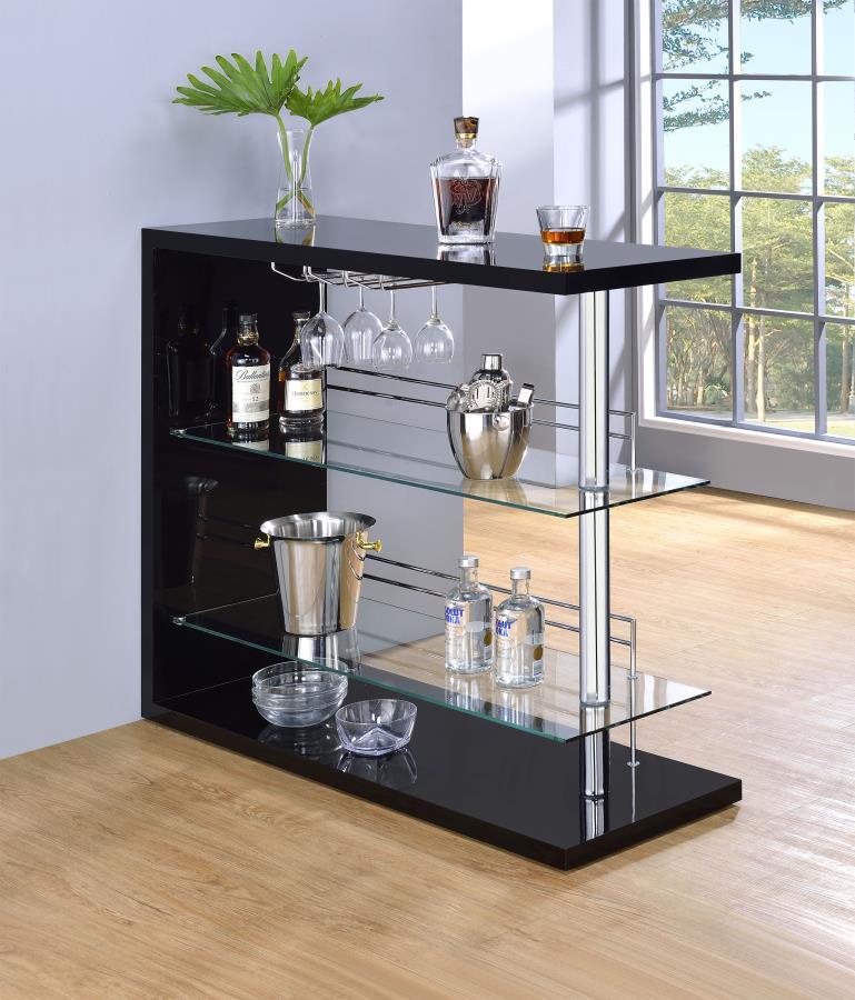 Coaster - Rectangular 2-shelf Bar Unit