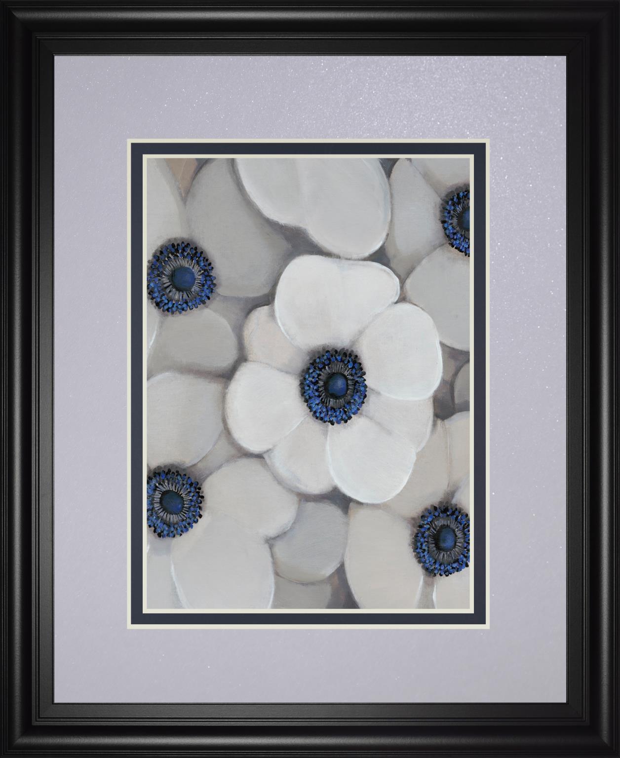 White Anemone I By Tim OToole 34x40 - Dark Gray