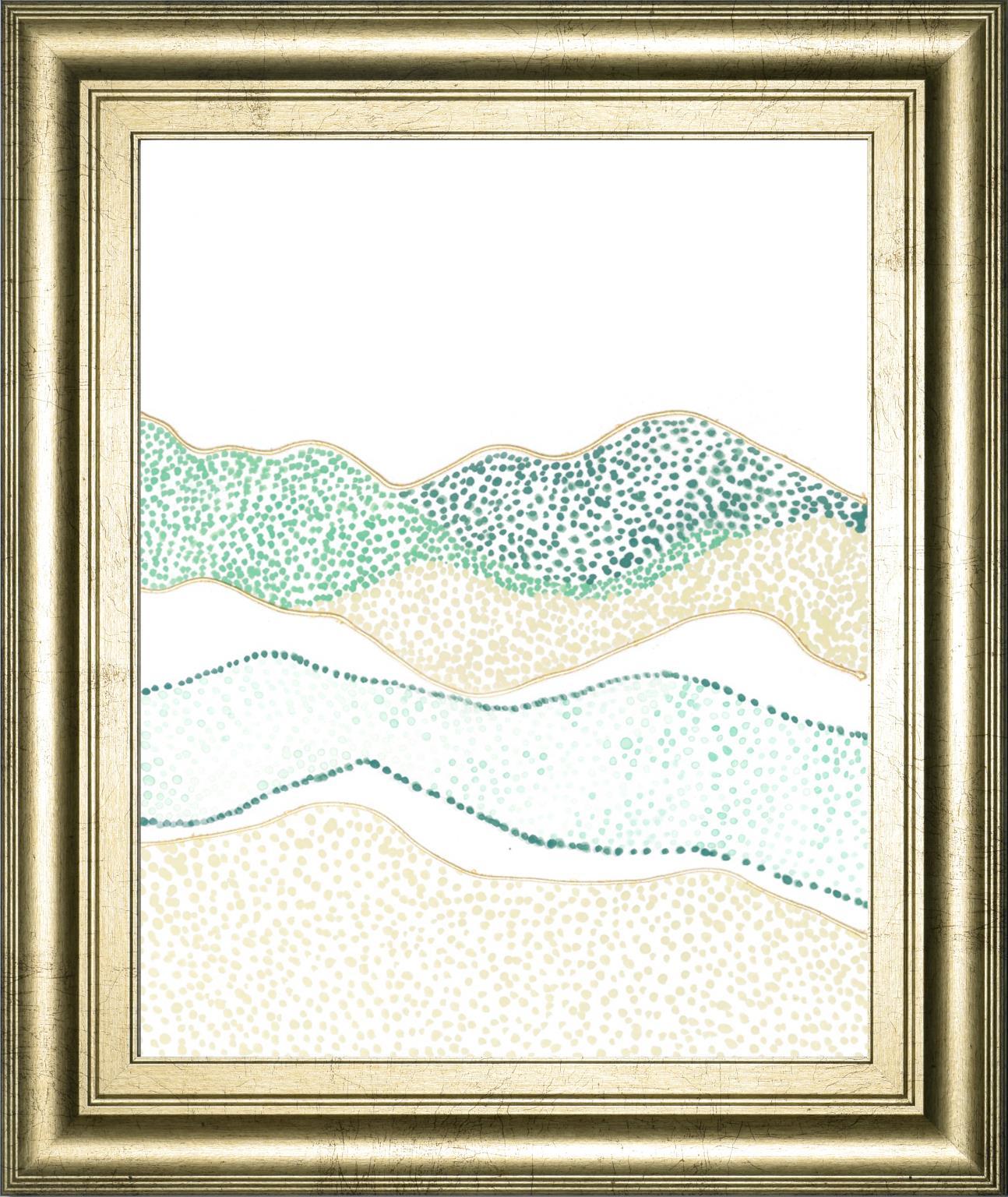 Terra Dots II By Vanna Lam 22x26 - Green