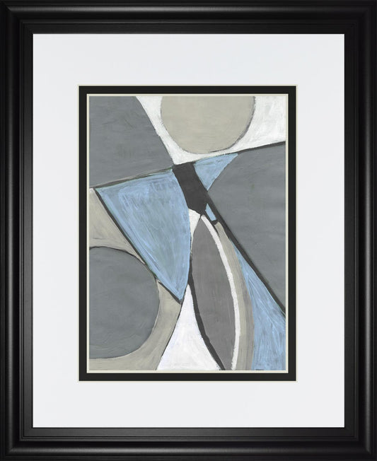 A Soft Jeweled Geometric I By Merri Pattinian 34x40 - Dark Gray