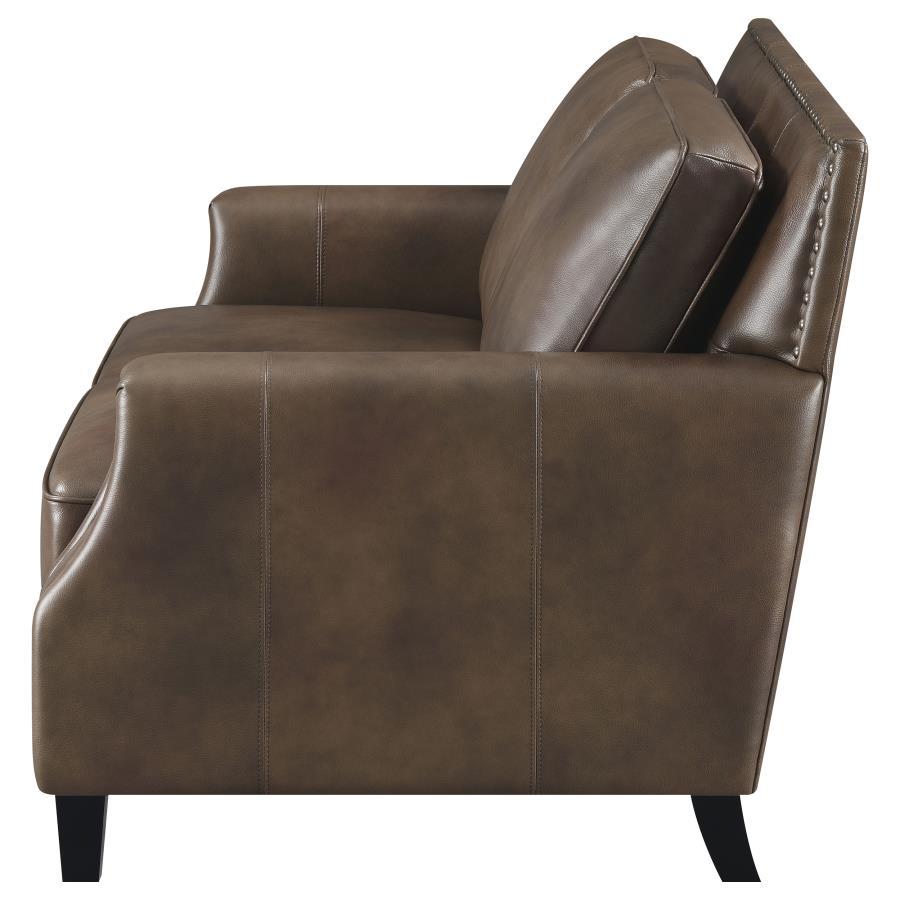 Leaton - Loveseat - Brown