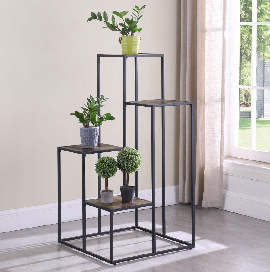 Rito - 4-tier Display Shelf - Brown