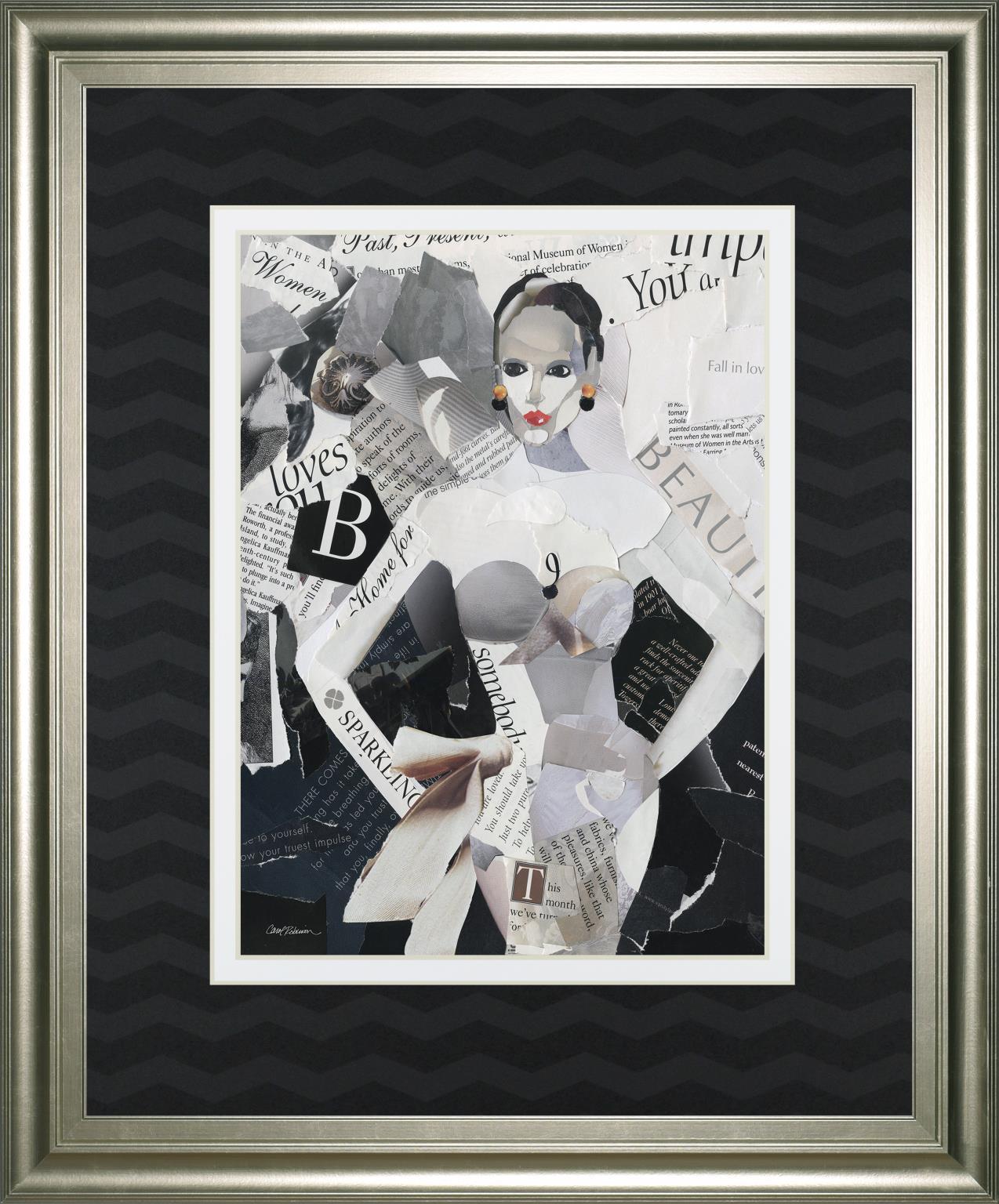 Fashion Mosaic I By Carol Robinson 34x40 - Black