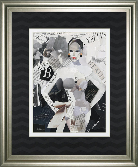 Fashion Mosaic I By Carol Robinson 34x40 - Black