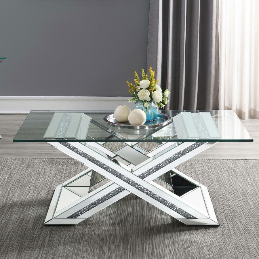 Bonnie - Coffee Table - Pearl Silver