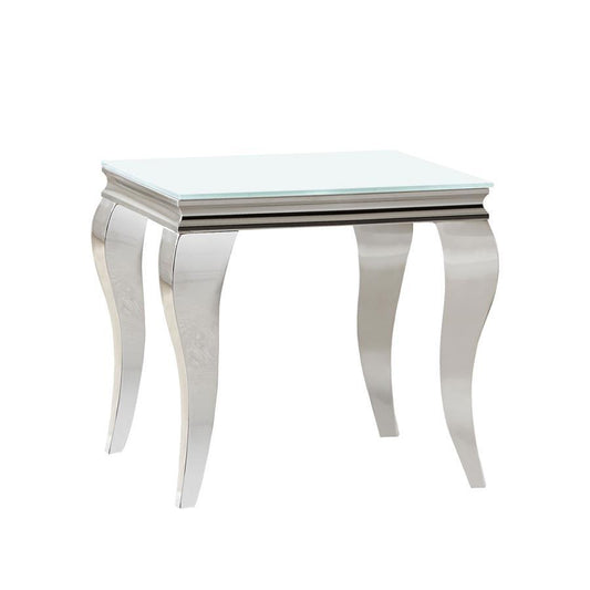 Luna - End Table - White