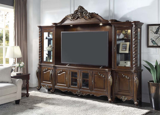 Devayne - Entertainment Center - Dark Walnut Finish