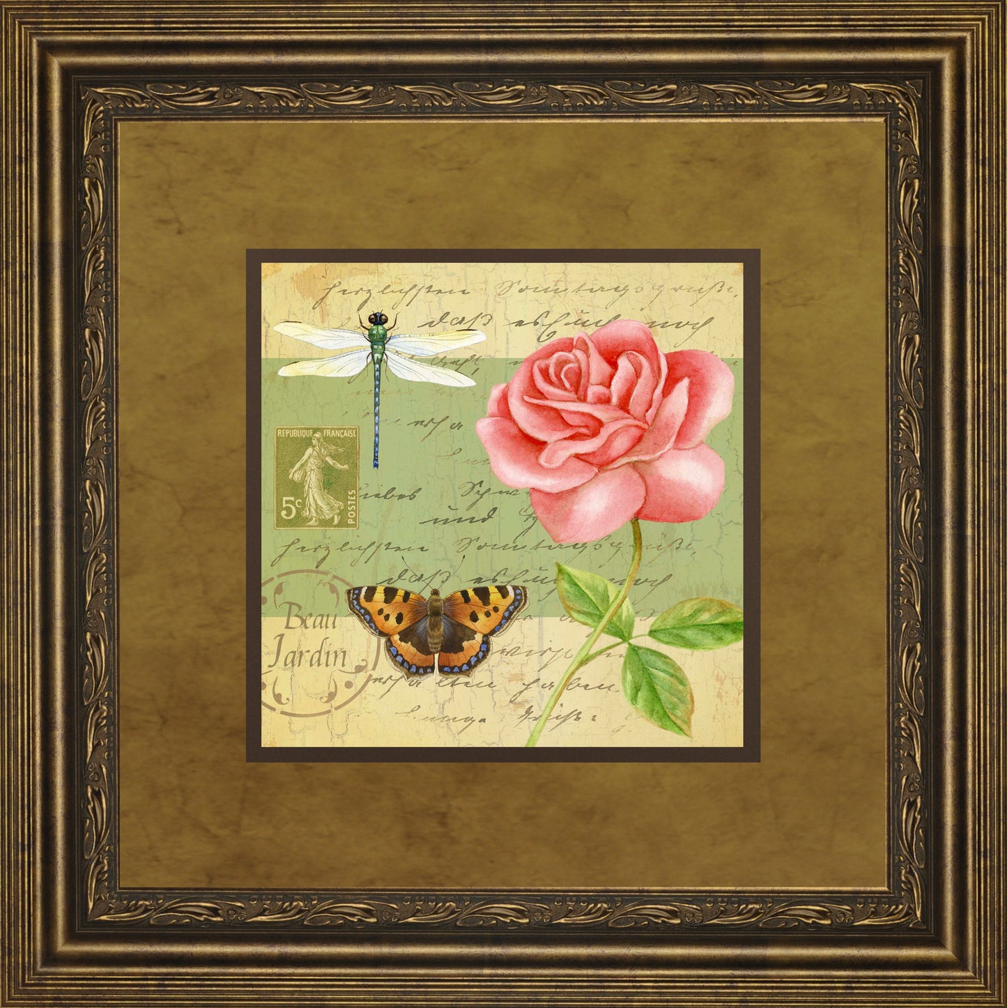 Beautiful Garden I By Jane Maday - Framed Print Wall Art