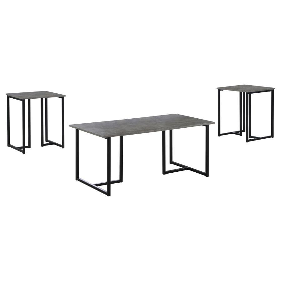 Nyla - 3-piece Table Set - Gray