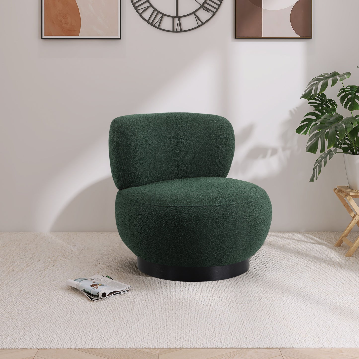 Calais - Accent Chair - Green - Wood