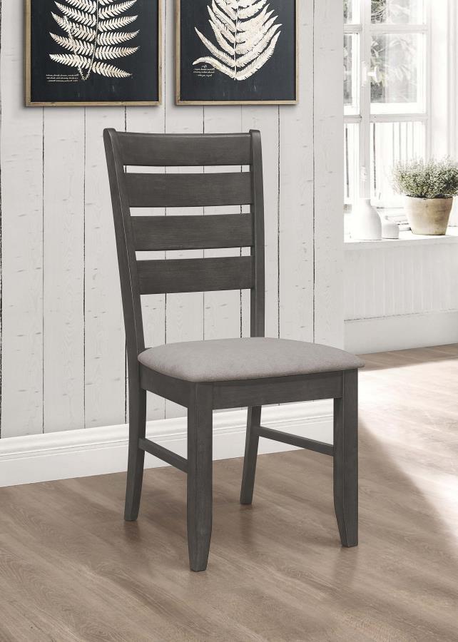 Dalila - Side Chair (Set of 2) - Dark Gray