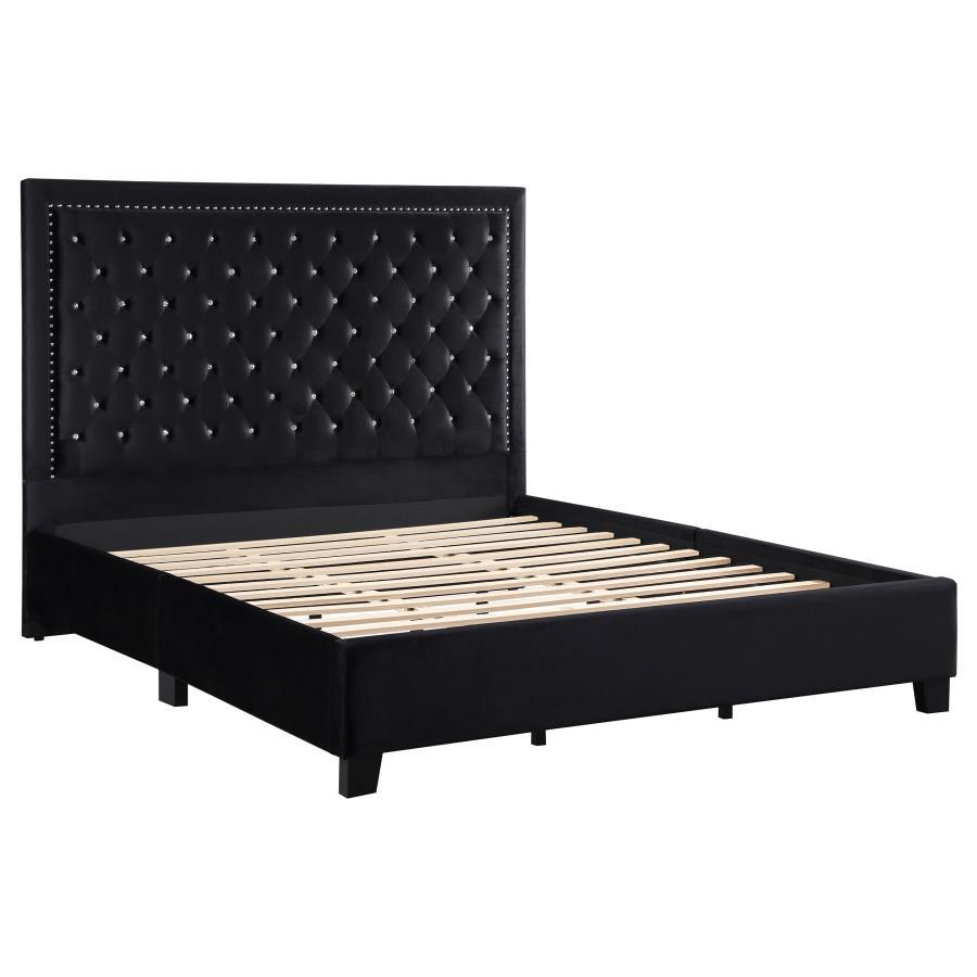 Hailey - King Bed - Black