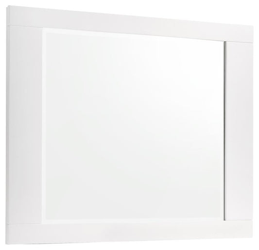 Felicity - Rectangle Dresser Mirror - White