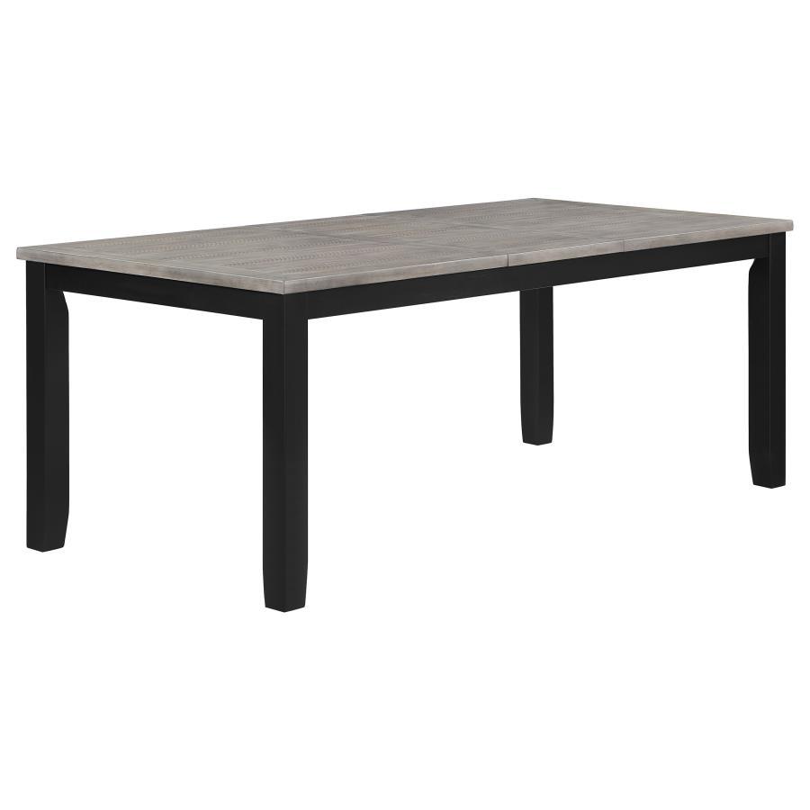 Dining Table - Grey / Black