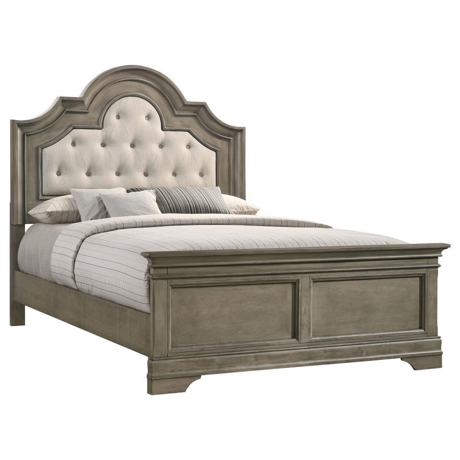 Manchester - Queen Bed 4 Piece Set - Light Gray