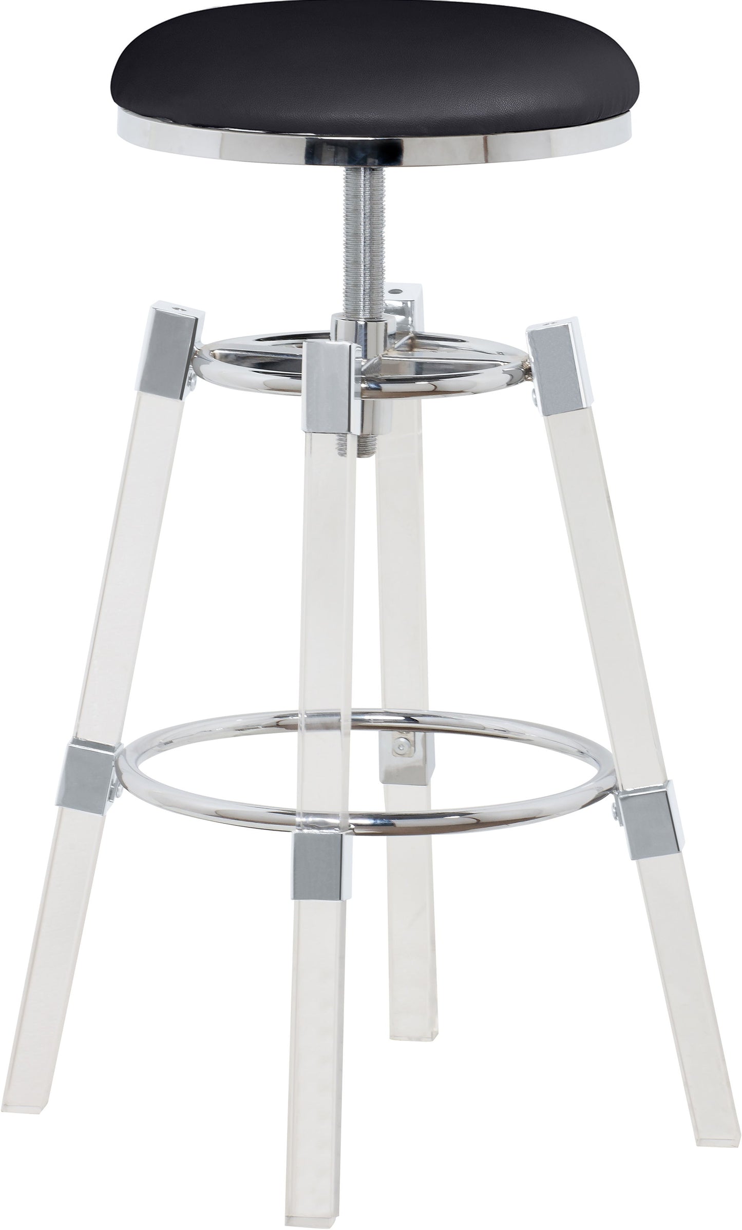 Venus - Adjustable Stool with Chrome Legs (Set of 2)