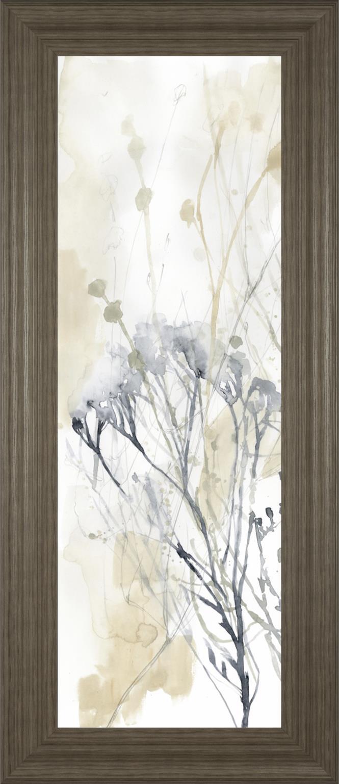 Wildflower Line Contour I By Jennifer Goldberger 18x42 - Beige