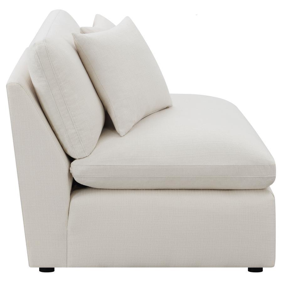 Hobson - Armless Chair - White