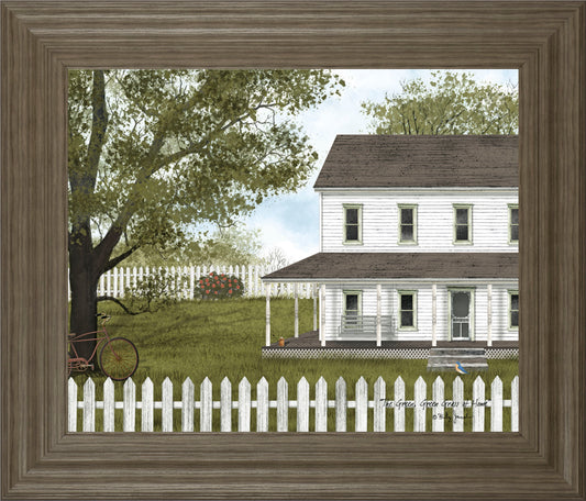 The Green, Green Grass Of Home By Billy Jacobs - Framed Print Wall Art