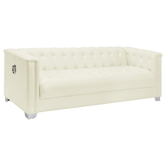 Chaviano - Sofa - Pearl and White