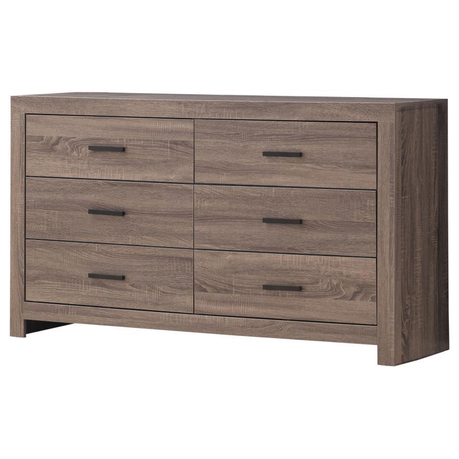 Brantford - 6-Drawer Dresser - Barrel Oak