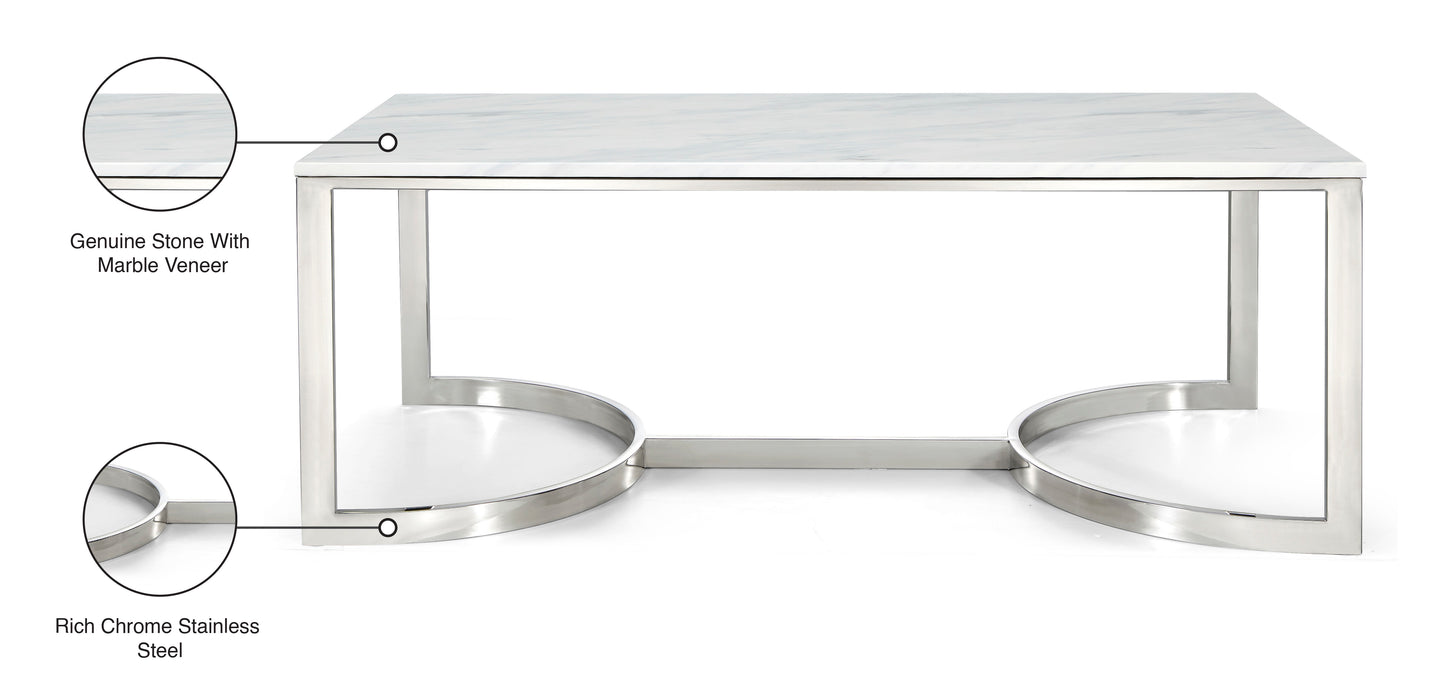 Copley - Coffee Table - Pearl Silver