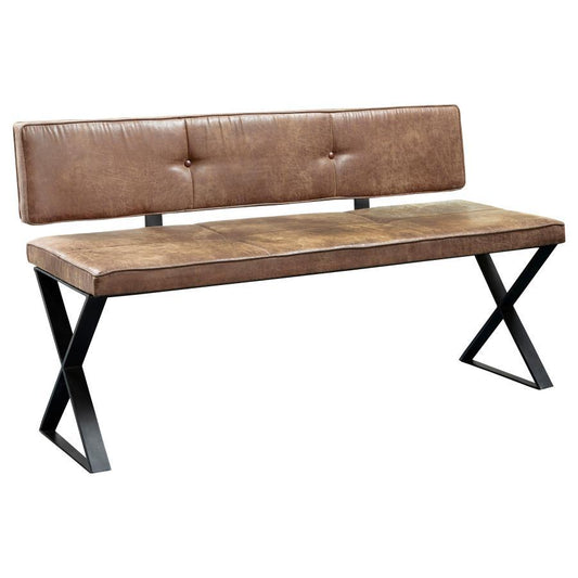 Abbott - Upholstered Bench - Brown