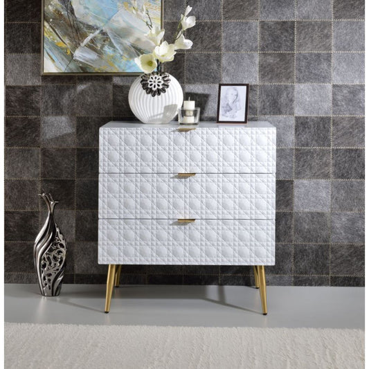 Maisey II - Dresser - White & Gold