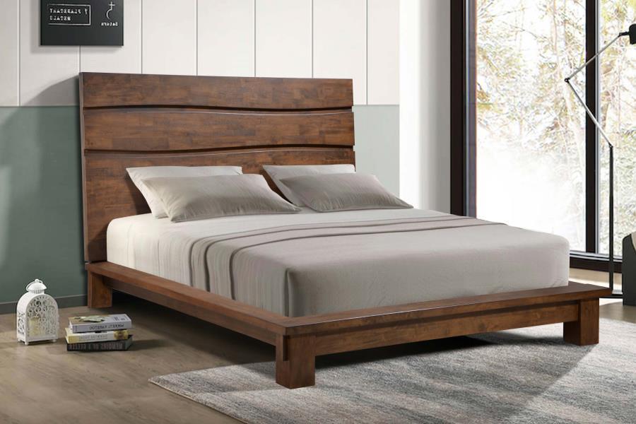 Genevieve - Queen Bed - Brown