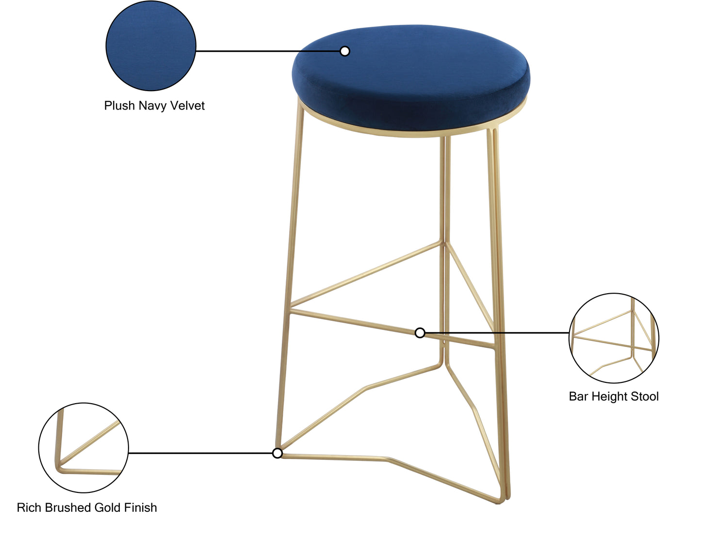 Tres - Bar Stool