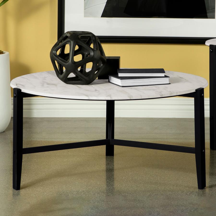 Tandi - Coffee Table - 17" White