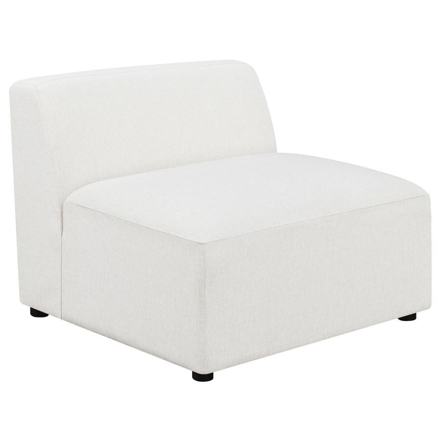 Freddie - 6-Piece Upholstered Modular Sectional - Pearl - Performance Fabric