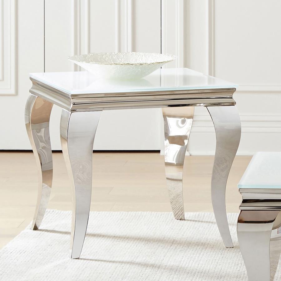 Luna - End Table - White